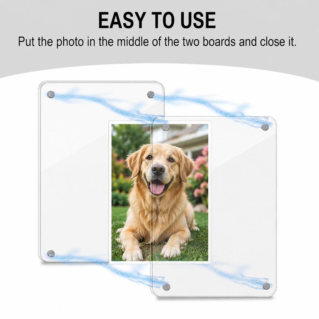Car Sun Visor Photo Frame