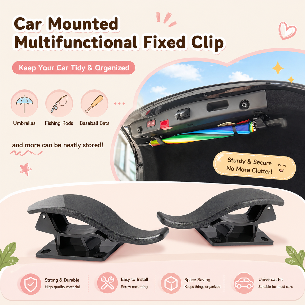 Car Mount Umbrella Fixing Holder