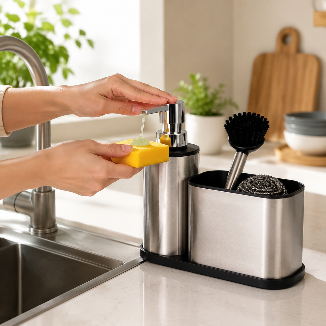 Kitchen Sink Soap Pump Organizer