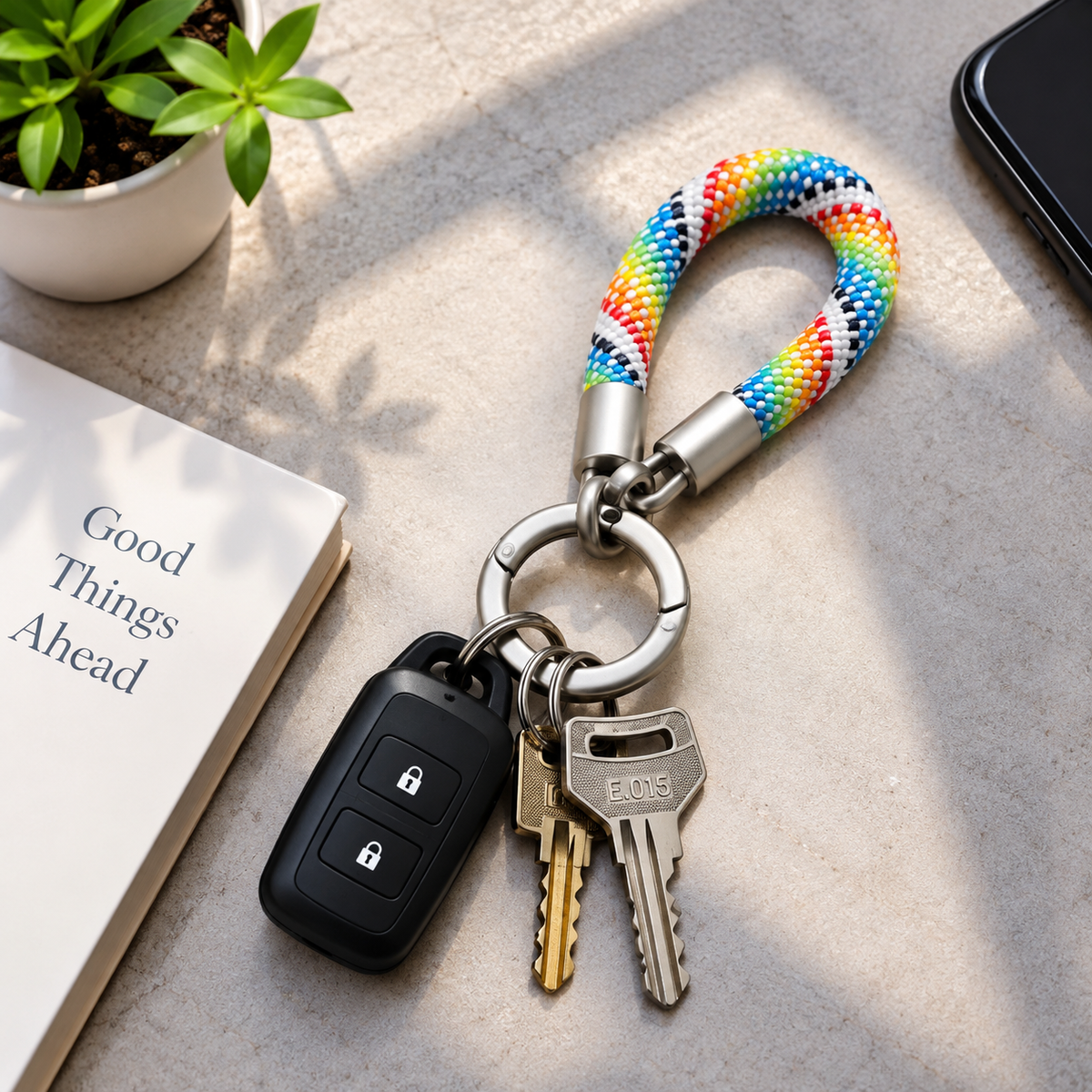 Multi Key Ring Detachable Keychain