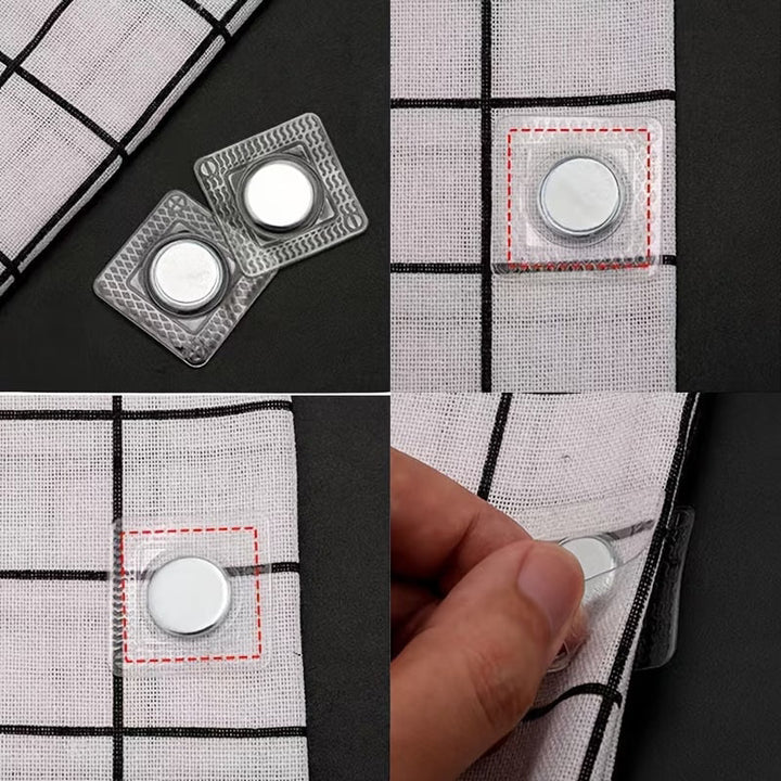 Invisible Magnetic Closure Buttons