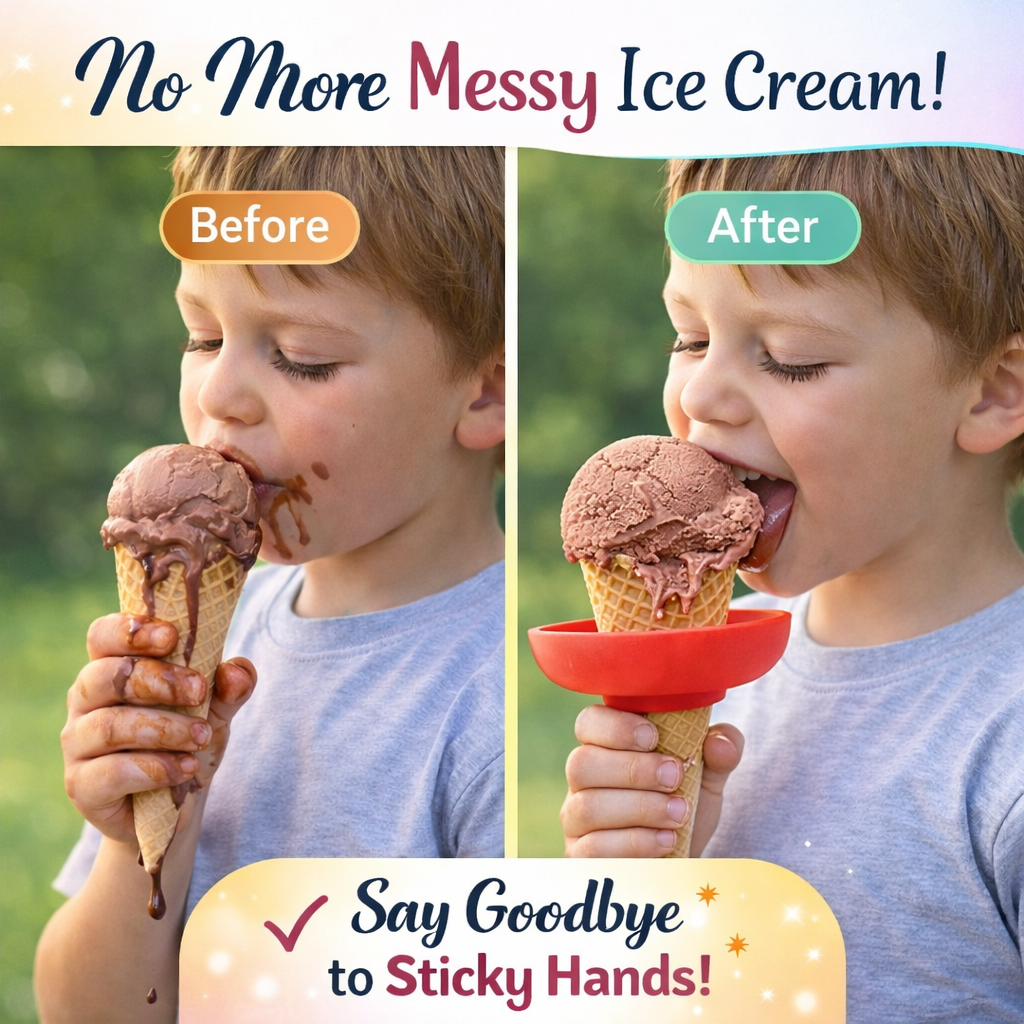 Silicone Popsicle Cone Drip Catcher