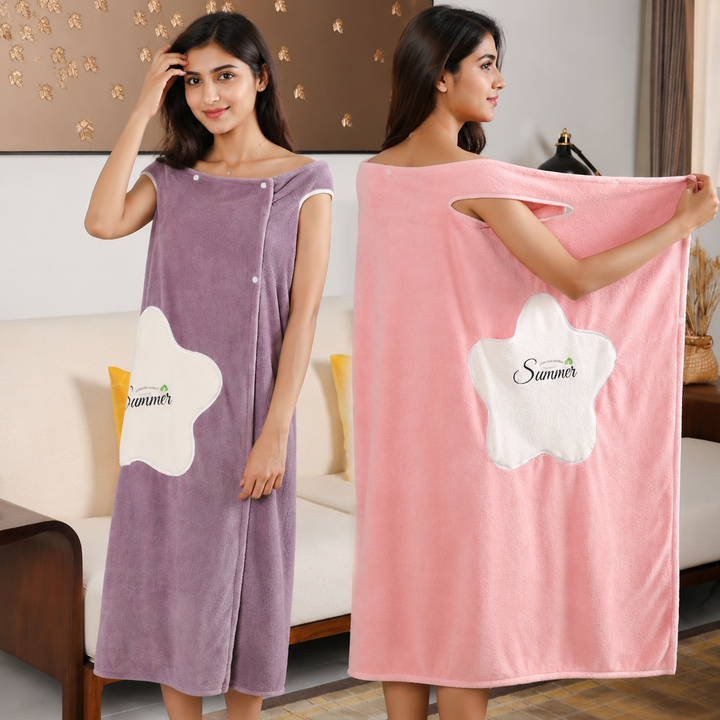 ComfyWrap Wearable Bathrobe Towel