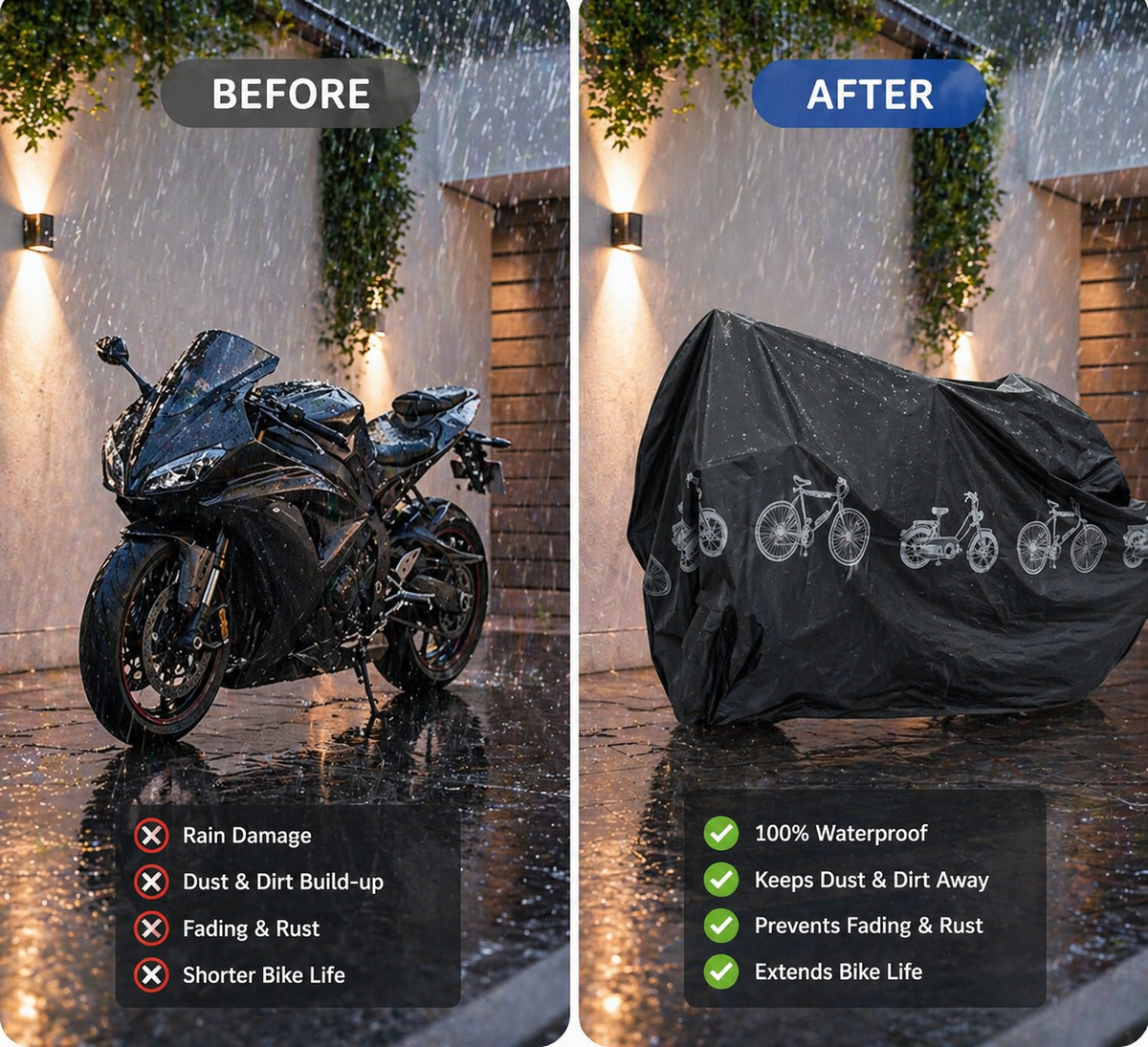 Outdoor Waterproof Bike Protection Cover