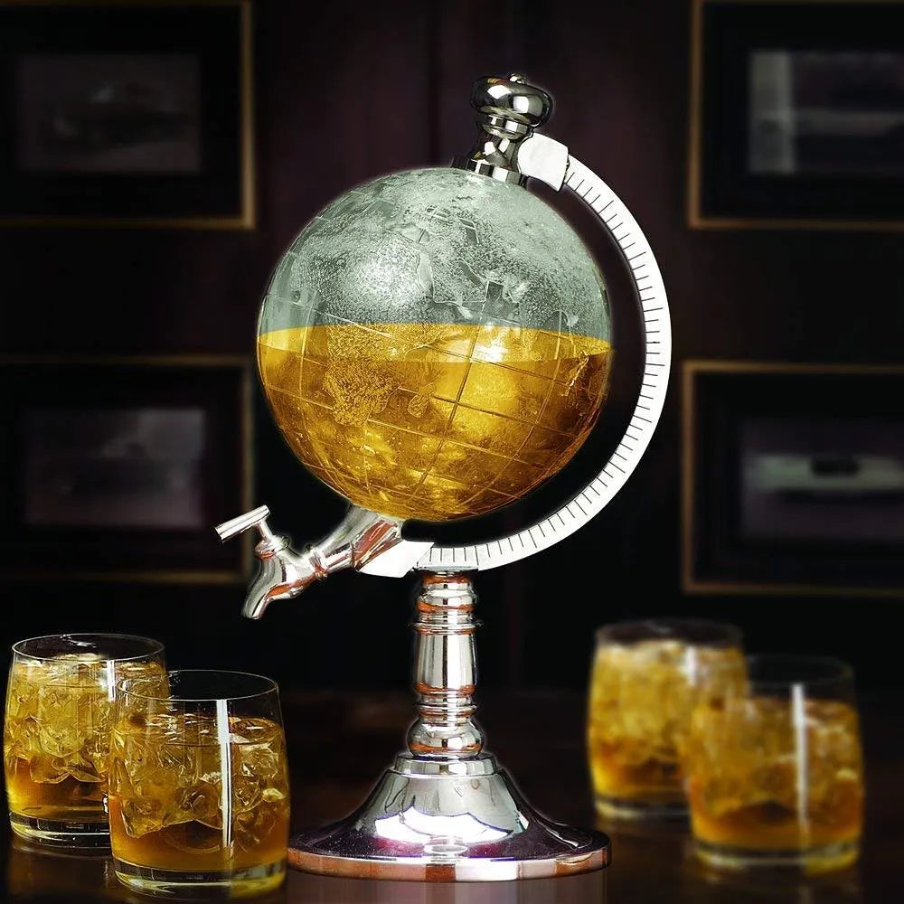 Vintage Globe Beverage Dispenser