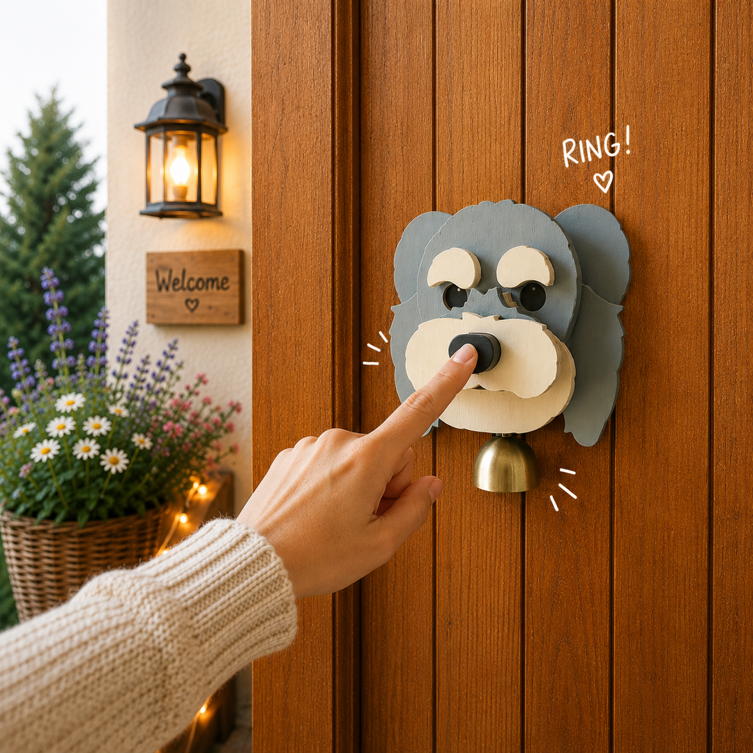 Cute Dog Barking Doorbell