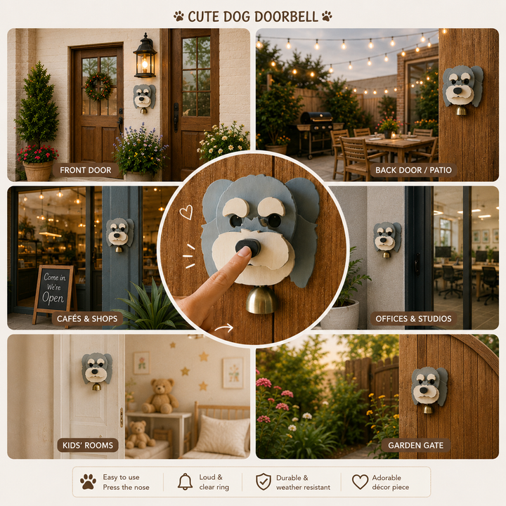 Cute Dog Barking Doorbell
