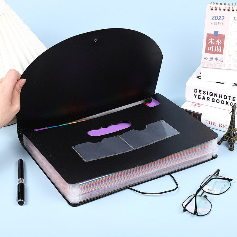 Rainbow Expanding Document Storage Folder