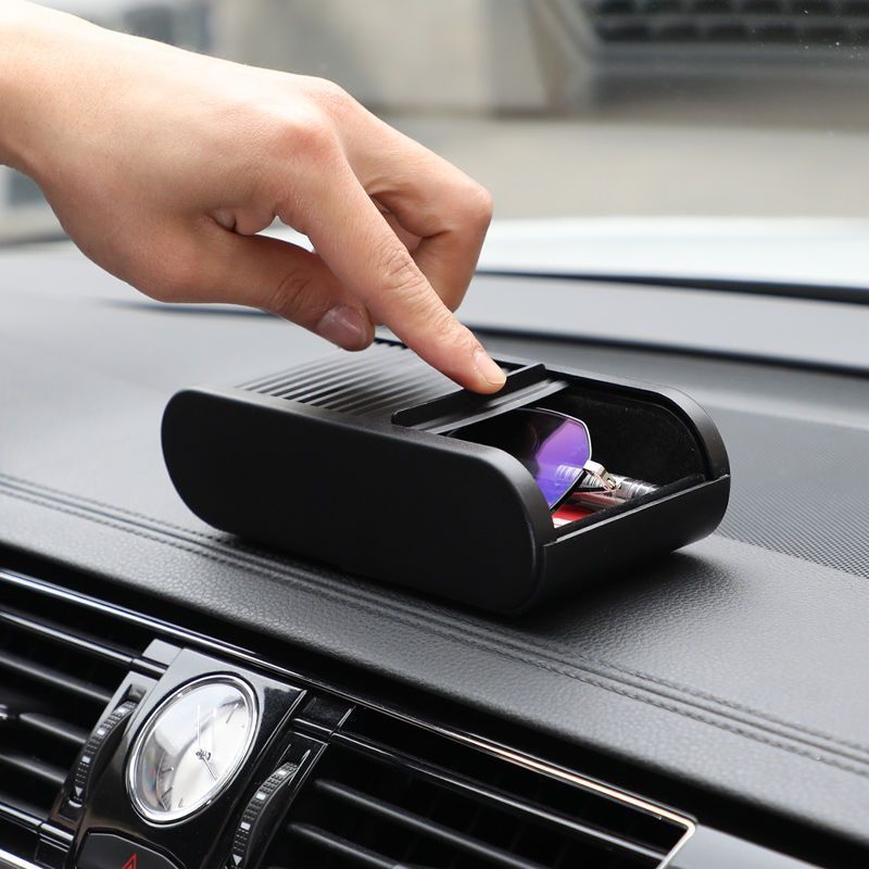 Sliding Car Dashboard Storage Box