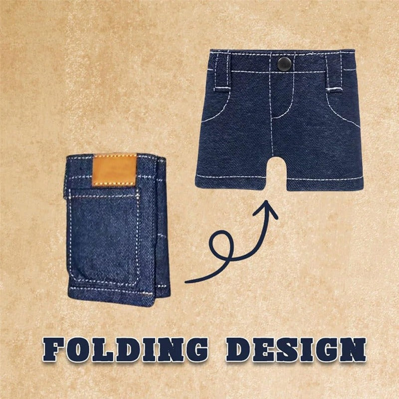 Mini Denim Jeans Wallet