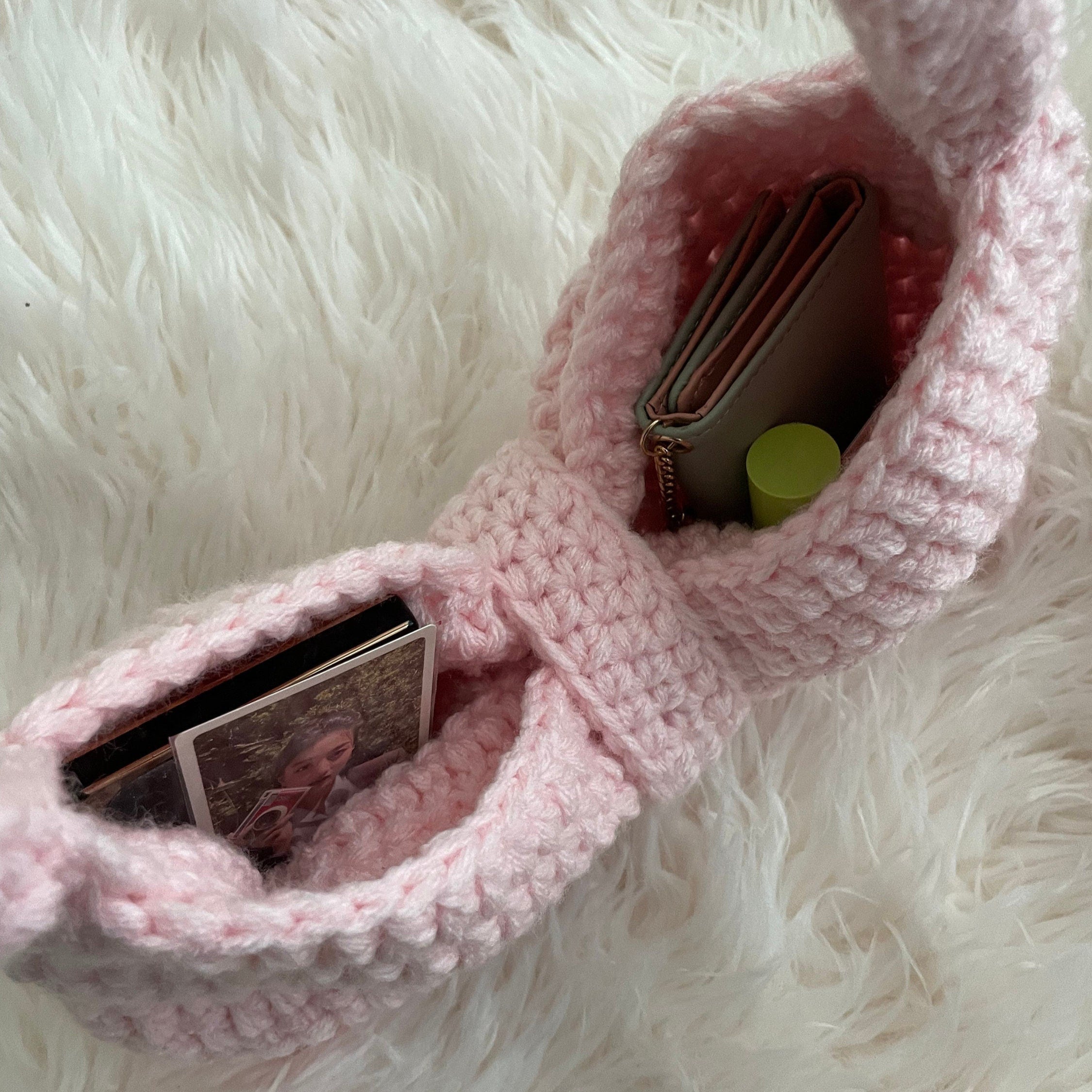 Bowknot Knitted Shoulder Bag