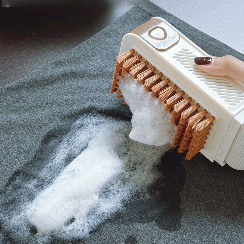 Press & Foam Soap Dispensing Brush
