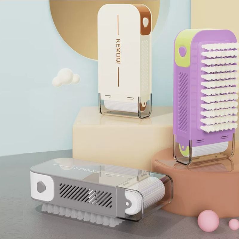 Press & Foam Soap Dispensing Brush