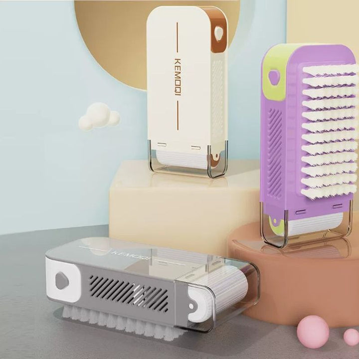 Press & Foam Soap Dispensing Brush