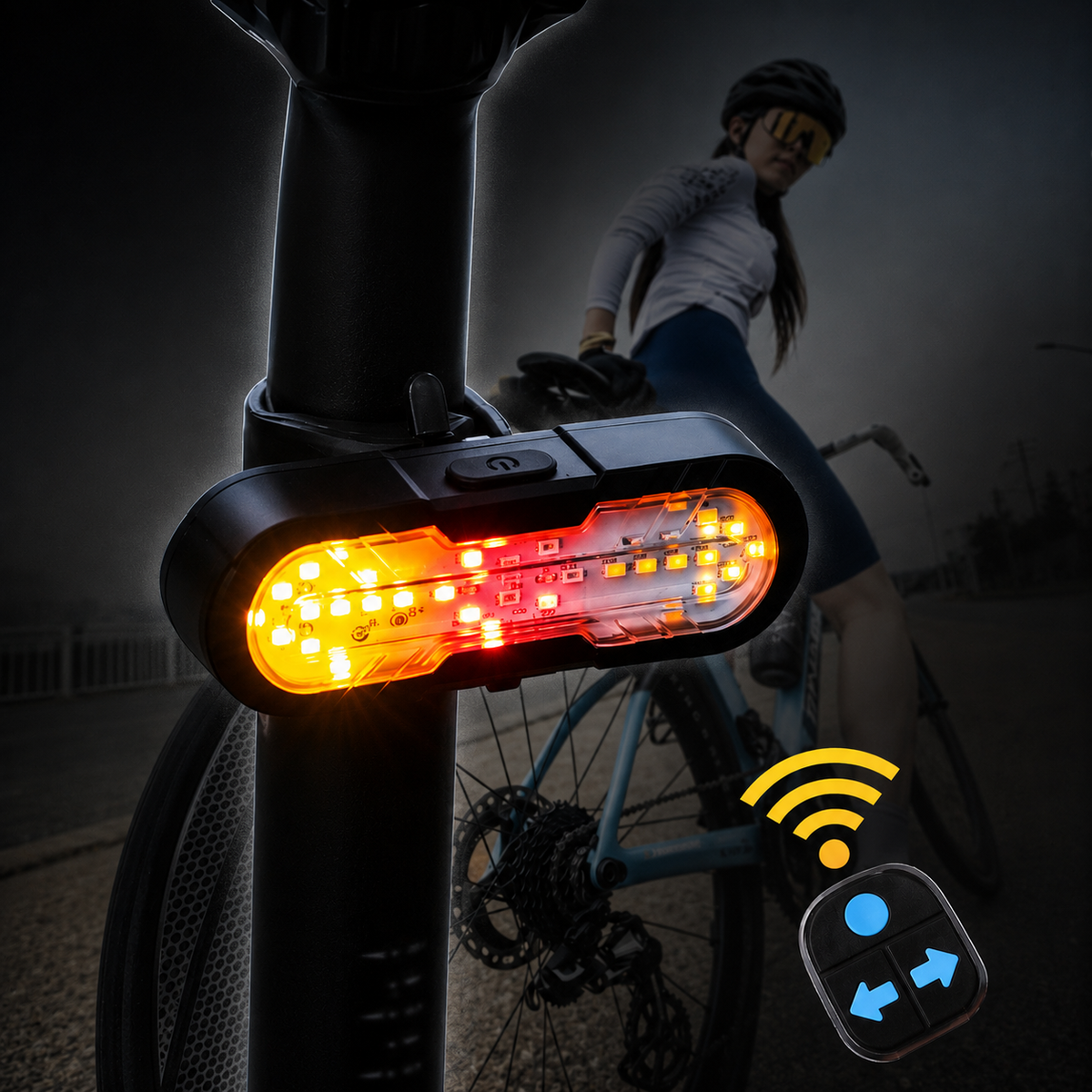 Wireless Bicycle Indicator Light