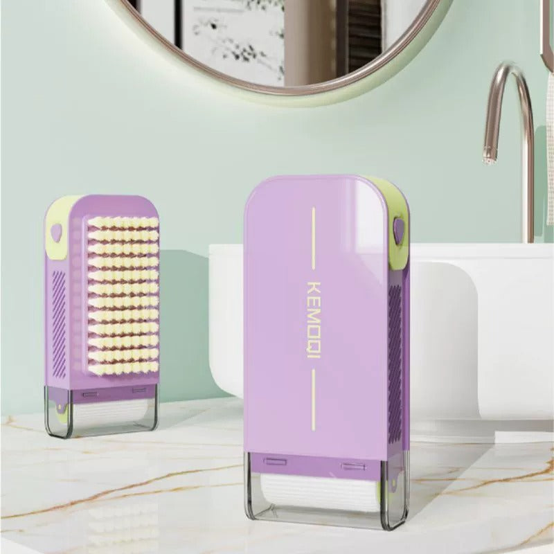 Press & Foam Soap Dispensing Brush