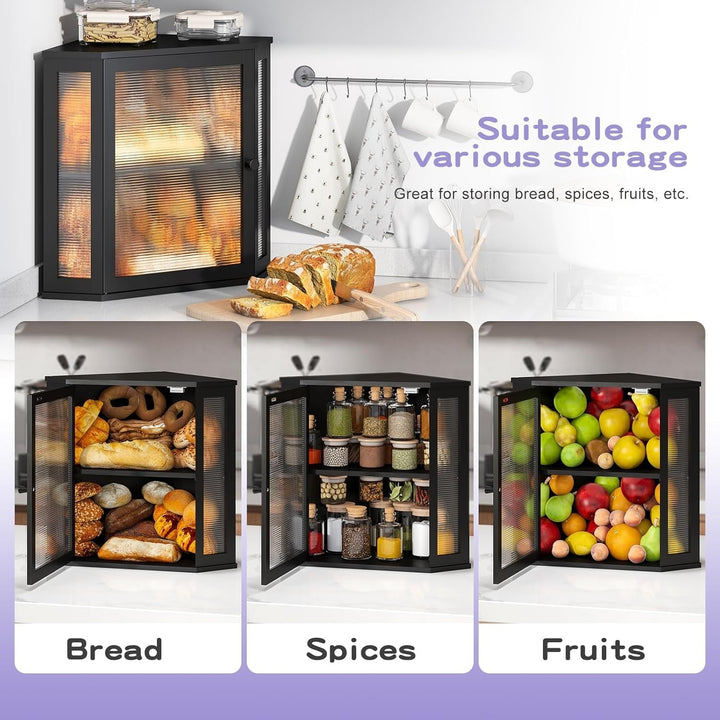 Premium Stylish Kitchen Corner Bread Box