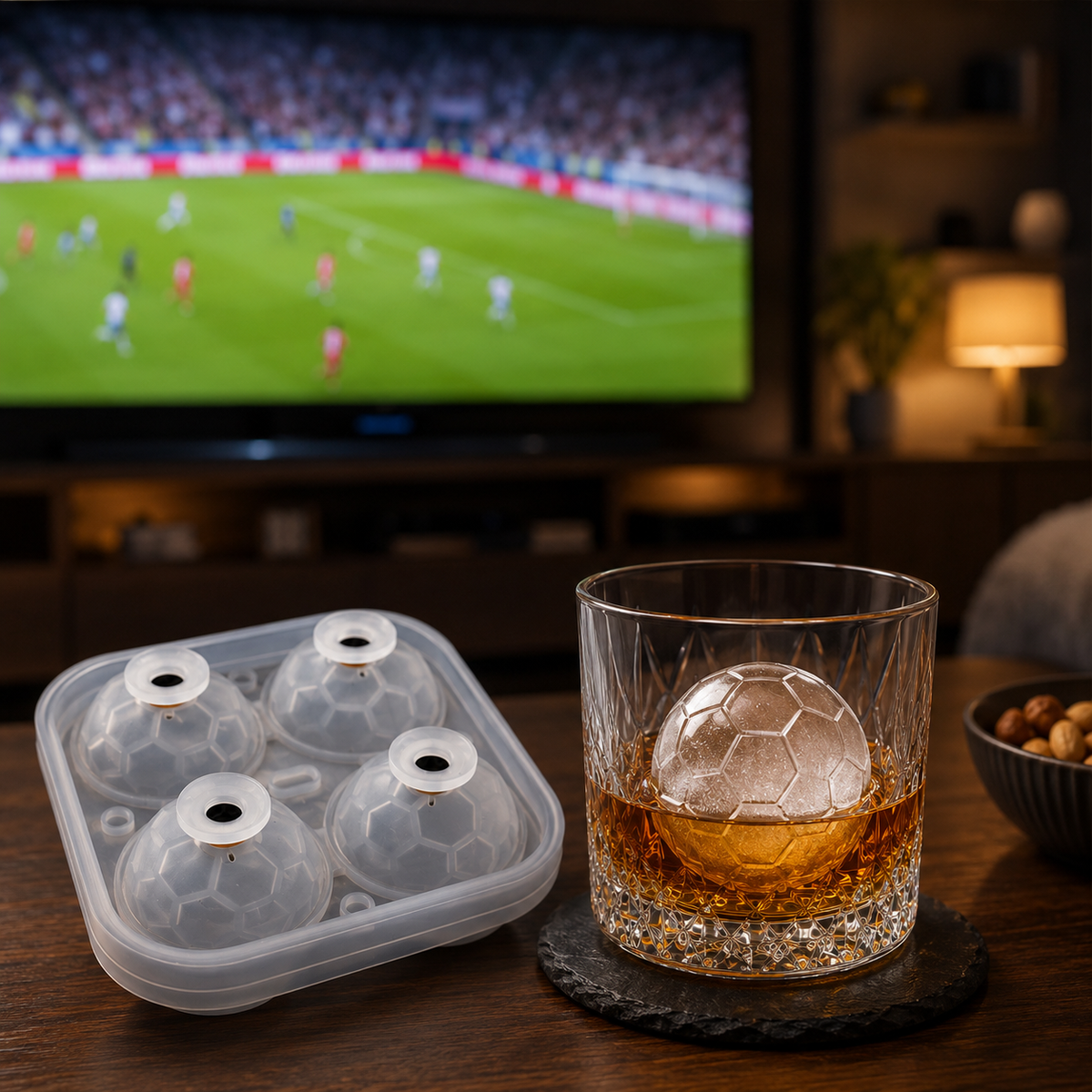Football Ice Sphere Mold