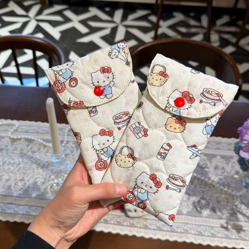 Soft Quilted Glasses Carry Case