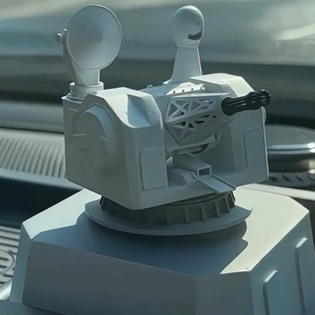 Futuristic Rotating Solar Turret