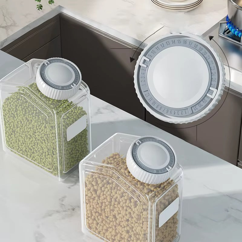Airtight Grains Storage Jars