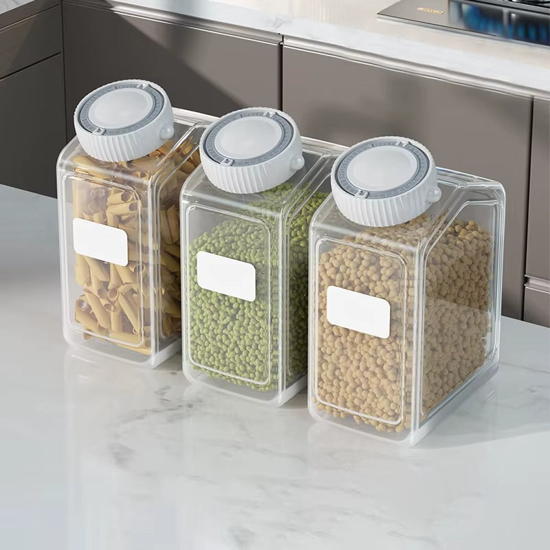 Airtight Grains Storage Jars
