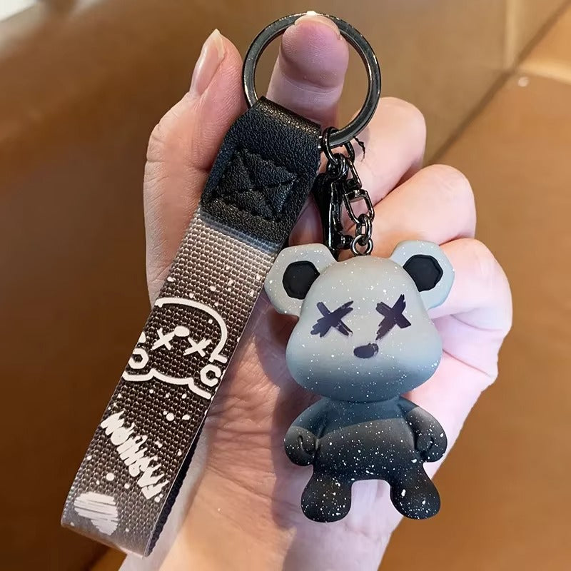 Cute Stylish Bear Keychain Charm