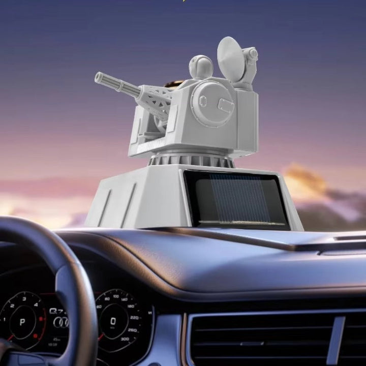 Futuristic Rotating Solar Turret