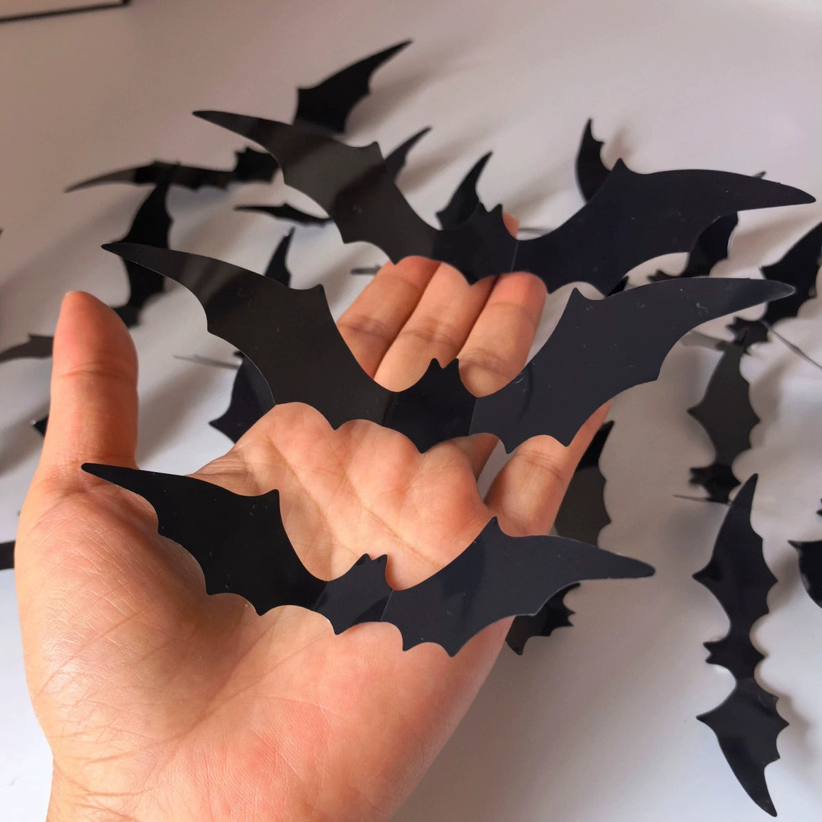 Colourful 3D Bat Wall Decor