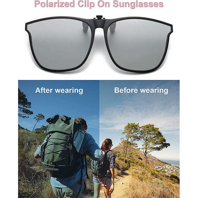 Polarized Clip-on Glasses with UV400 Protection