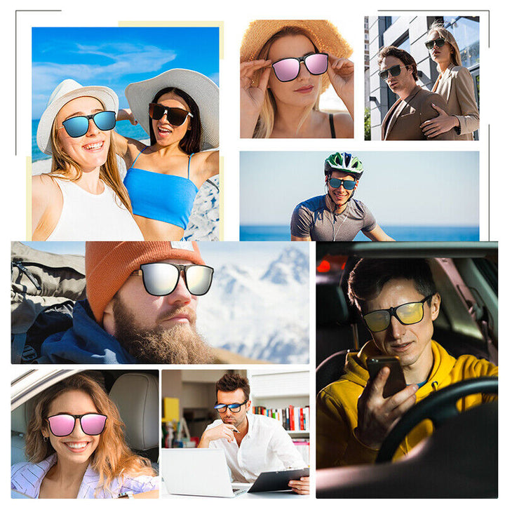 Polarized Clip-on Glasses with UV400 Protection