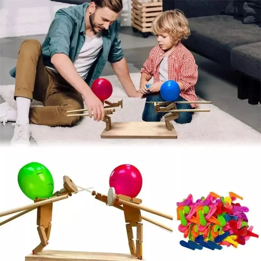 Bamboo Balloon Man Game (50 Pcs Baloons)