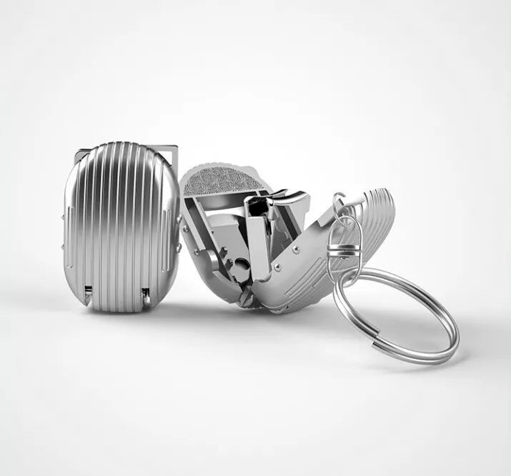 Mini Nail Clipper Suitcase Keychain