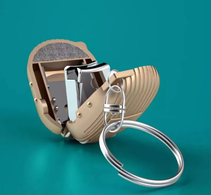 Mini Nail Clipper Suitcase Keychain