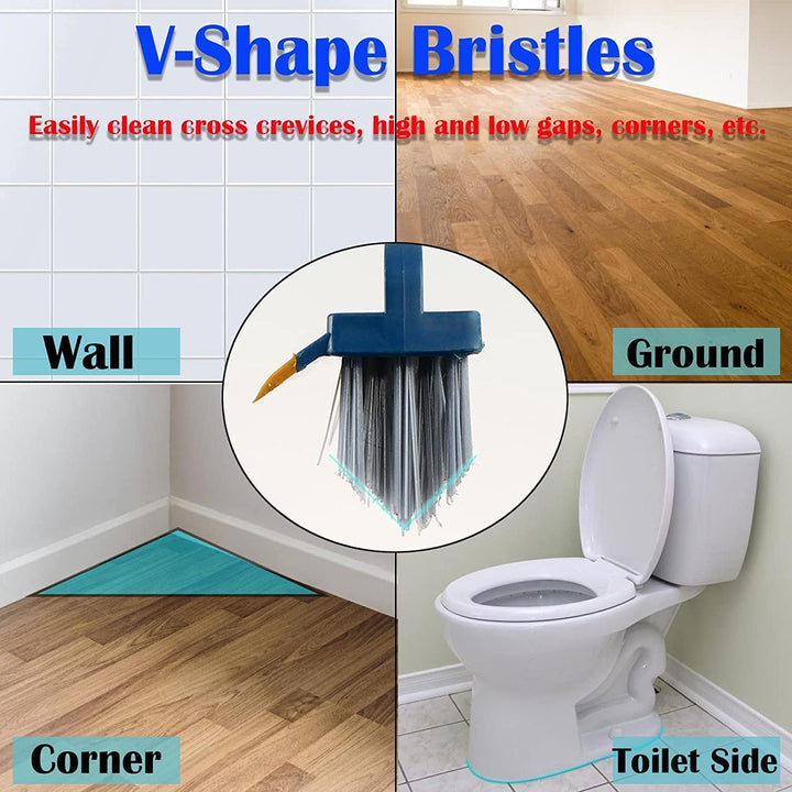 2 In 1 Scrub Cleaning Brush with Soft Scraper