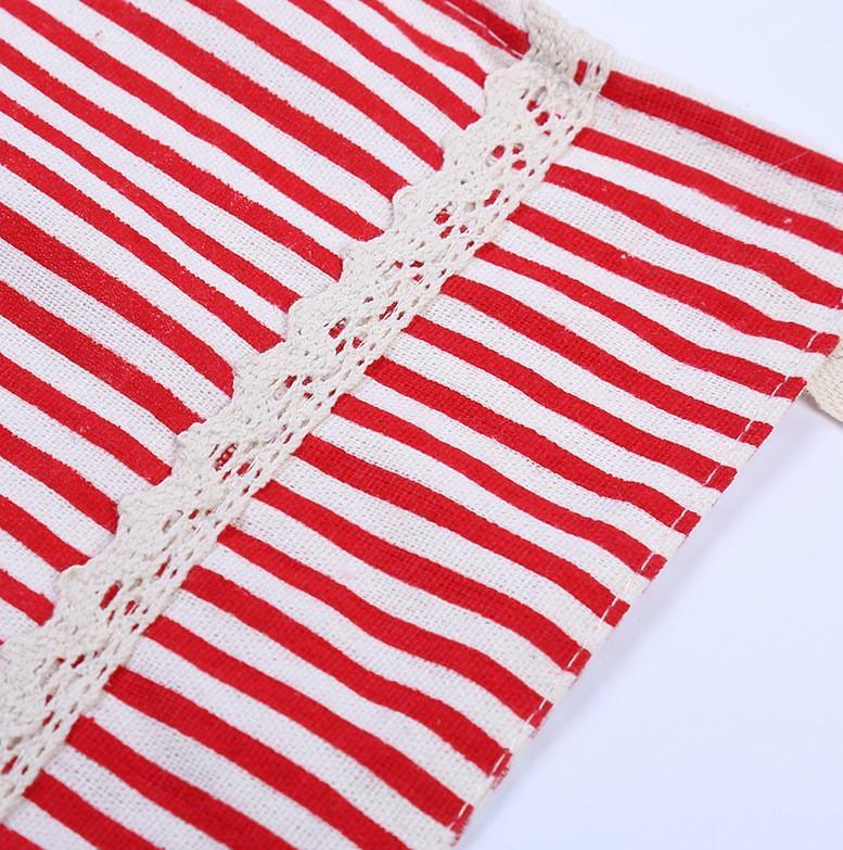 Stripe Design Cotton Apron