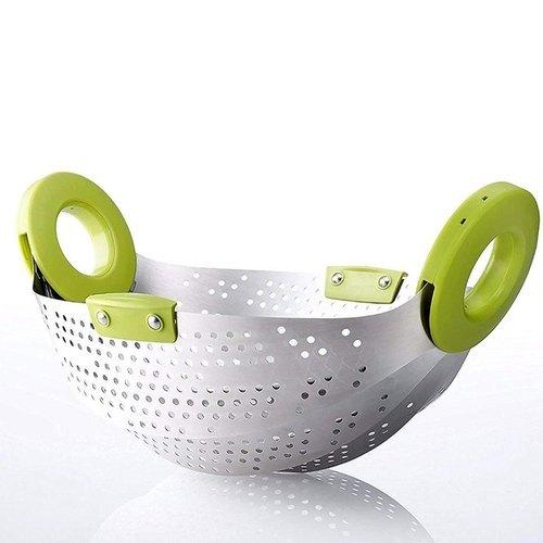 Stainless Steel Collapsible Colander Strainer